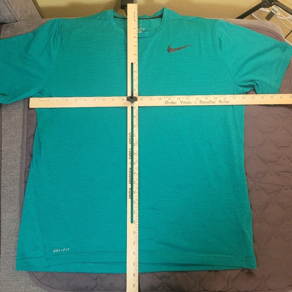 Nike Men's Dri Fit XL Short Sleeve Tee Teal - Picture 11 of 11